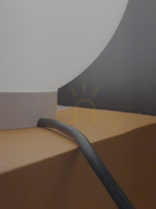 Lampă glob de grădină Lunares Luna Ball alb 30 cm LED E27 IP44 LB30B small 20