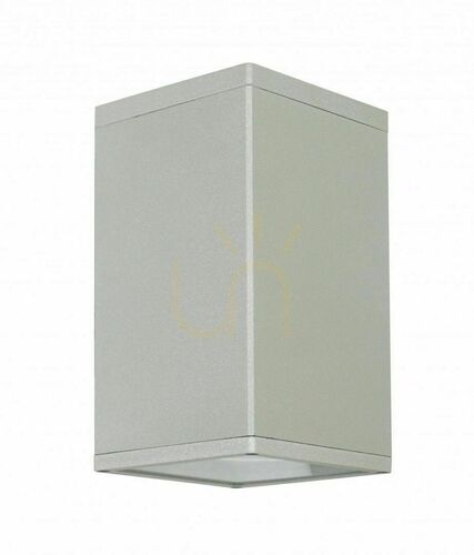 Verifica Plafonieră exterior SU-MA Adela 8003 AL argint E27 IP54 aluminiu sticlă transparentă