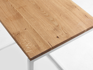 Masă LUPE SOLID WOOD 60 - stejar, alb small 4