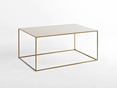 Verifica Masă de cafea TENSIO METAL 100x60 - auriu