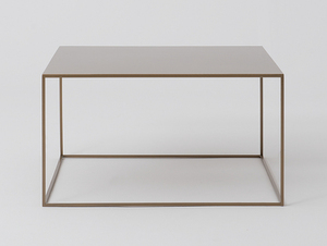 Măsuță de cafea CustomForm TENSIO METAL 80, integral metalică, auriu, 80 × 80 × 45 cm small 3