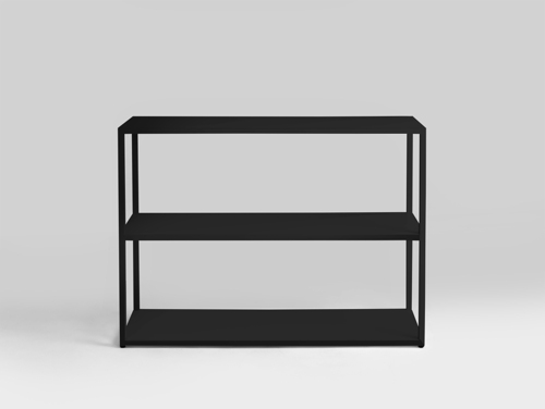 Verifica Bibliotecă HYLLER METAL 100x75 - negru
