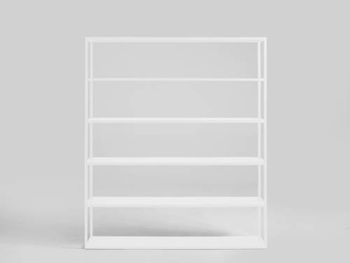 Verifica Bibliotecă HYLLER METAL 150x180 - alb