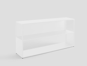 HYLLER SIDE METAL bibliotecă 150x75 - alb small 0