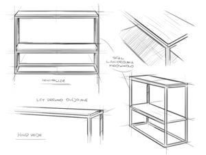 JULITA SOLID WOOD 92-1F consolă din lemn masiv - stejar, alb small 5