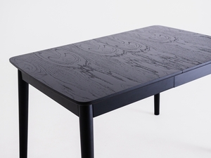 Masă de dining extensibilă CustomForm ANTON BLACK 120–200 × 80 cm, neagră small 4