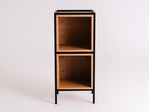 Bibliotecă SKAP 1R2 BOKS x2 - negru small 3