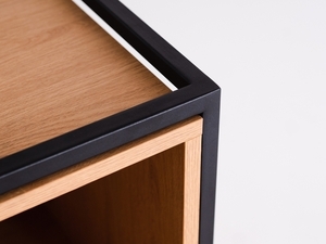 Bibliotecă SKAP 1R2 BOKS x2 - negru small 4