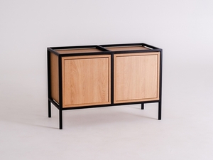 SKAP 2R1 DOOR x2 bibliotecă - negru small 0
