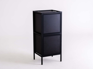 SKAP BLACK 1R2 DOOR x2 bibliotecă small 0