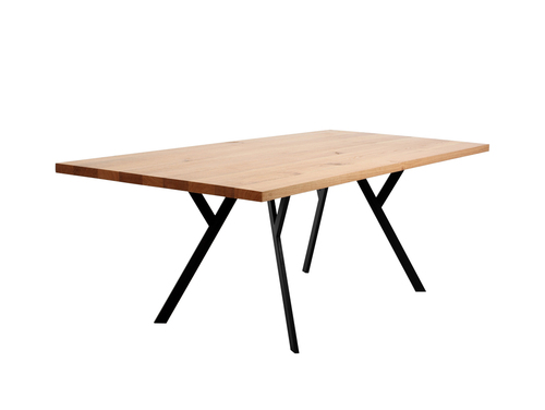 Verifica Masă de sufragerie ZX SOLID WOOD 180 - stejar, negru