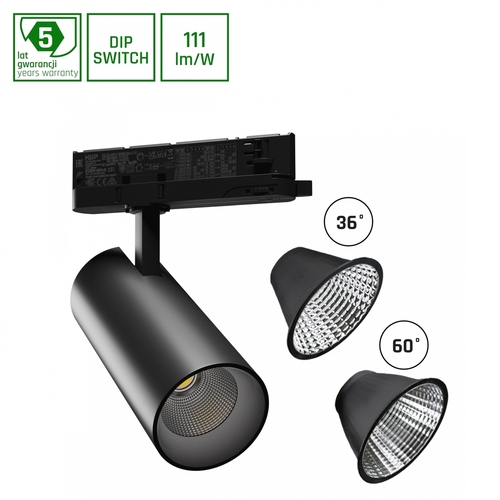 Verifica Andromeda 15 27 Ww 230 V 36, 60st. Ip20 Ra90 74x170x170x170 Negru Garanție de 5 ani cu reglaj de putere
