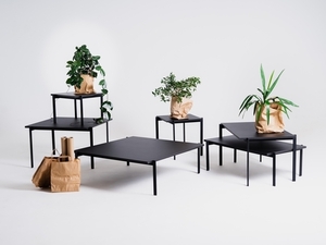 Masă de cafea BORGE 100x60 - negru small 2