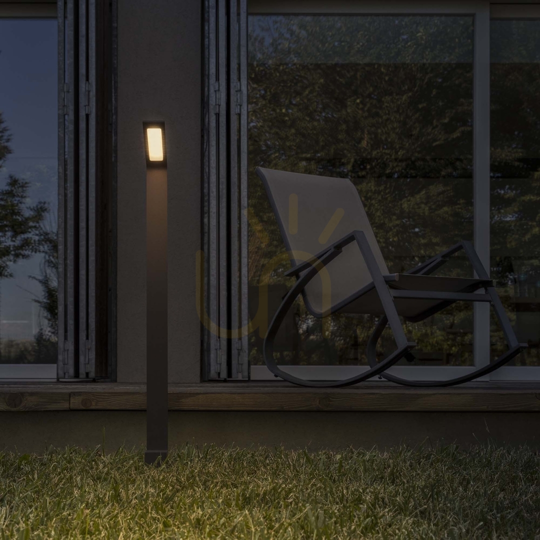 Afişa Lampă exterior pe picior Ideallux AGOS H80 negru LED 3000K 6,5W IP54 326733 Lampă exterior pe picior Ideallux AGOS H80 negru LED 3000K 6,5W IP54 326733