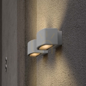 Aplică exterior Ideallux Andromeda AP1 Bianco albă E27 aluminiu 066868 small 2