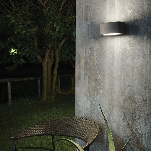 Verifica Aplică exterior Ideallux Andromeda AP1 Grigio gri E27 IP55 aluminiu 158822