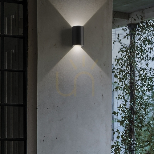 Verifica Aplică exterior LED Ideallux APOLLO negru aluminiu 6W 137391