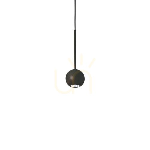 Verifica Lampă suspendată Ideallux ARCHIMEDE SFERA NERO neagră LED 4W 9 cm 328355