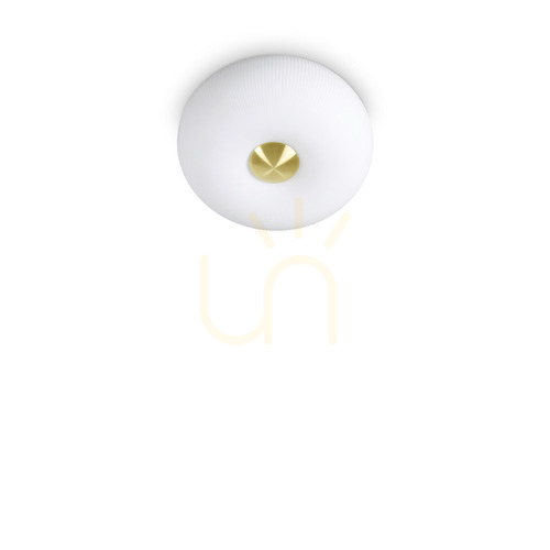 Verifica Plafond Ideallux Arizona PL2 alb sticlă 30 cm GX53 214498