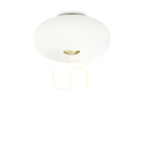 Verifica Plafonieră Ideallux ARIZONA PL5 albă sticlă 50 cm GX53 214511