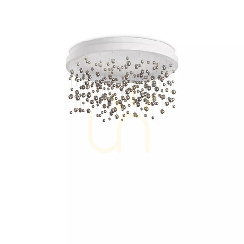 Verifica Plafon LED Ideallux ARMONY PL D50 alb 50 cm metal sticlă 328492