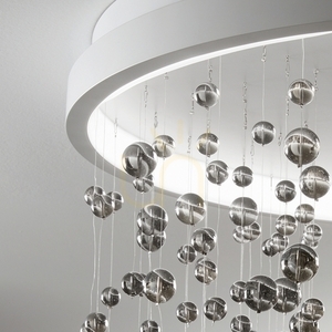 Plafon LED alb Ideallux ARMONY PL D60 56W metal sticlă 315805 small 2