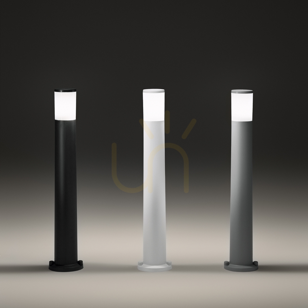 Vedere Lampă de exterior pe picior Ideallux ATENA PT1 gri E27 80 cm 198637 Lampă de exterior pe picior Ideallux ATENA PT1 gri E27 80 cm 198637