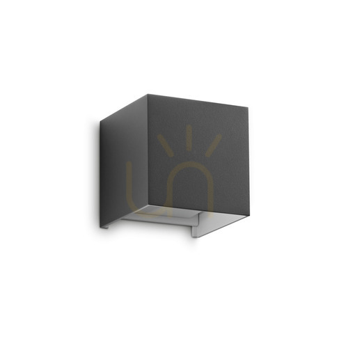 Verifica Aplică exterior Ideallux ATOM AP D10 antracit LED 12W 3000K IP54 313429