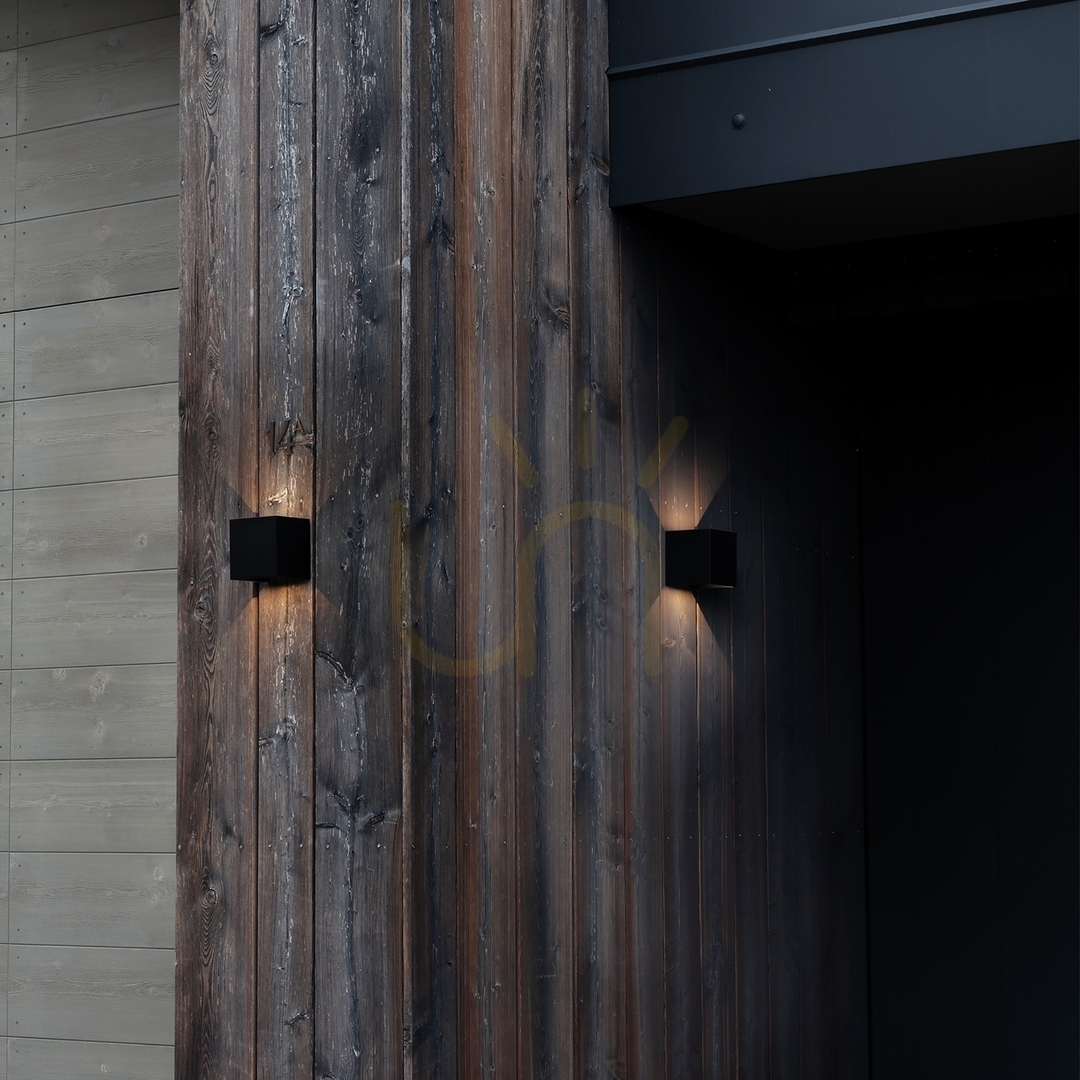 Vedere Aplică exterior Ideallux ATOM AP D10 albă LED 12W 3000K IP54 313436 Aplică exterior Ideallux ATOM AP D10 albă LED 12W 3000K IP54 313436