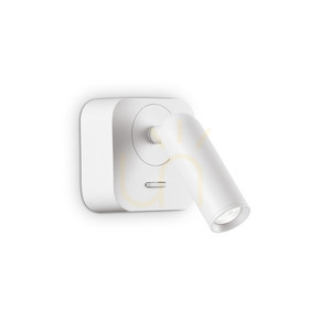 Aplica perete Ideallux Bean AP Square alb LED 3W 260648 small 0
