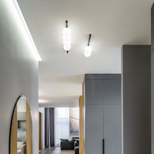 Verifica Plafonieră Ideallux BINOMIO PL4 NERO negru 4xG9 metal sticlă 86 cm 310688