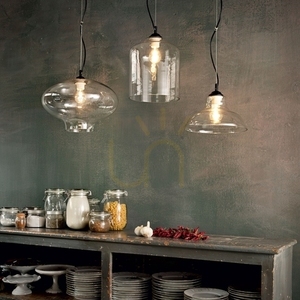 Lampă suspendată Ideallux Bistro SP1 Plate Fume 28 cm E27 negru 112343 small 1