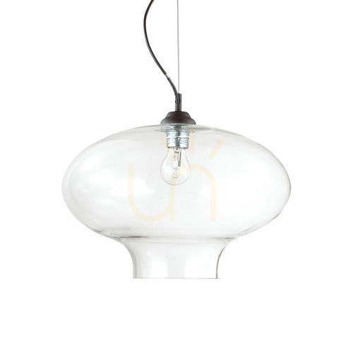 Verifica Lustră suspendată Ideallux Bistro SP1 Round transparentă sticlă 40 cm 120898