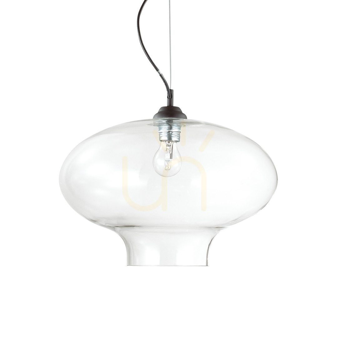 Verifica Lustră suspendată Ideallux Bistro SP1 Round transparentă sticlă 40 cm 120898 Lustră suspendată Ideallux Bistro SP1 Round transparentă sticlă 40 cm 120898