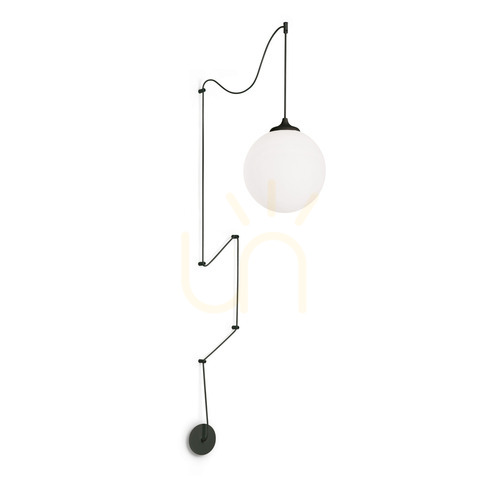 Verifica Lampă suspendată Ideallux BOA SP1 NERO neagră Ø30 cm E27 160856