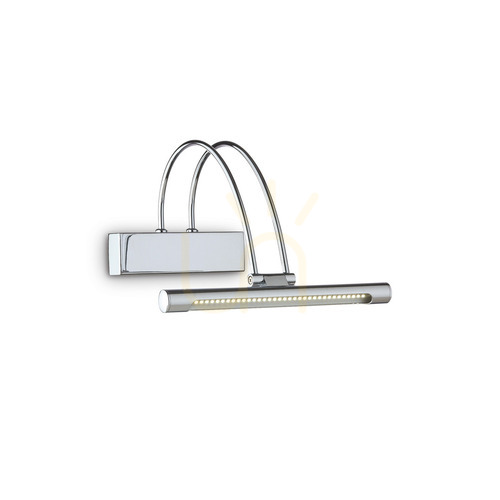 Verifica Lampă de perete Ideallux BOW AP D26 crom metal LED 3.5W 005386
