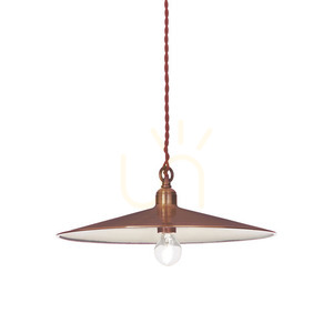 Lampă suspendată Ideallux Cantina SP1 cupru metal E27 Ø35 cm 112732 0 Lampă suspendată Ideallux Cantina SP1 cupru metal E27 Ø35 cm 112732 small 0