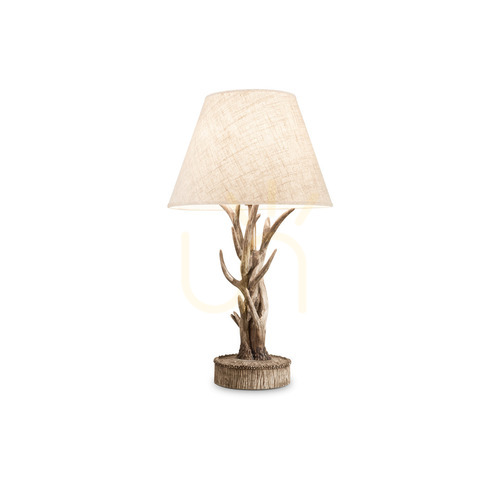 Verifica Lampă de masă Ideallux Chalet TL1 bej E27 60W 128207