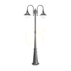 Lampă de exterior pe picior Ideallux CIMA PT2 antracit 216 cm E27 246833 0 Lampă de exterior pe picior Ideallux CIMA PT2 antracit 216 cm E27 246833 small 0