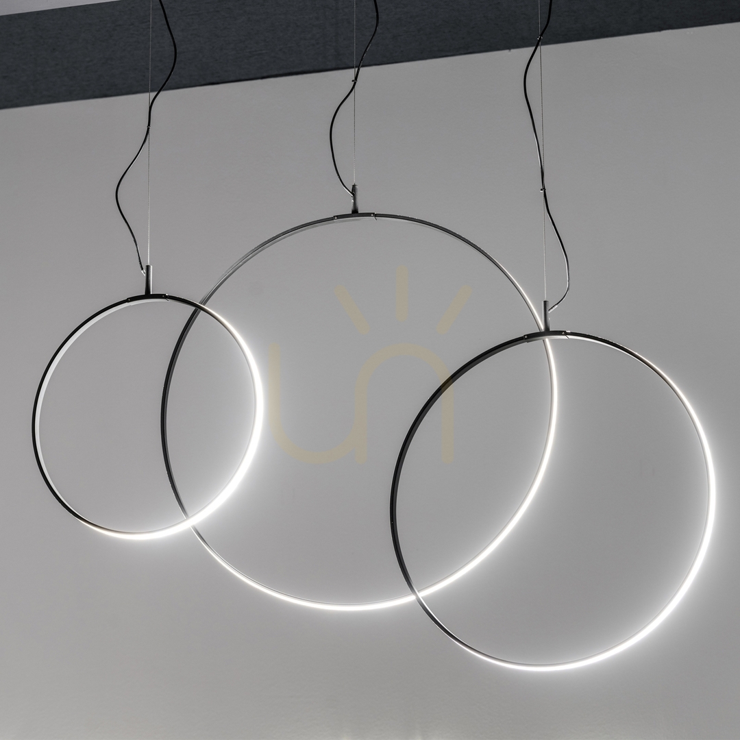Vedere Lampă suspendată Ideallux CIRCUS SP D74 neagră LED 36W 291406 Lampă suspendată Ideallux CIRCUS SP D74 neagră LED 36W 291406