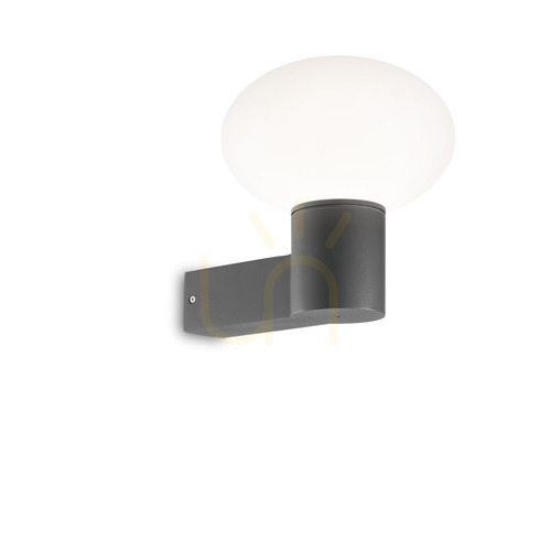 Verifica Aplică exterior Ideallux CLIO MAP1 antracit aluminiu E27 145228