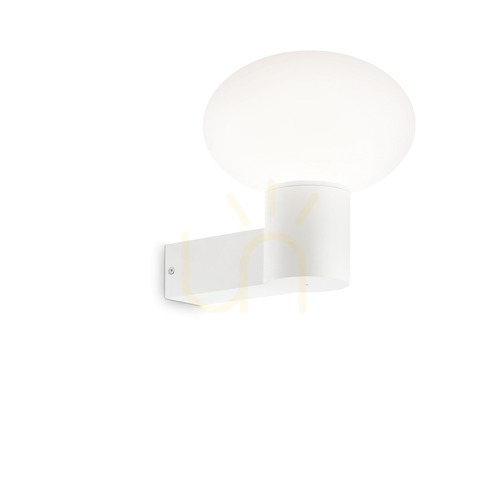 Verifica Aplică exterior Ideallux CLIO MAP1 BIANCO albă E27 IP44 aluminiu 146775