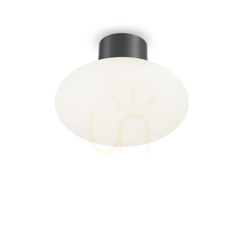 Verifica Plafonieră exterior Ideallux CLIO MPL1 antracit aluminiu IP54 E27 9 cm 148861