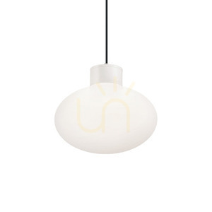 Lampă suspendată exterior Ideallux CLIO MSP1 Bianco alb E27 144252 small 0