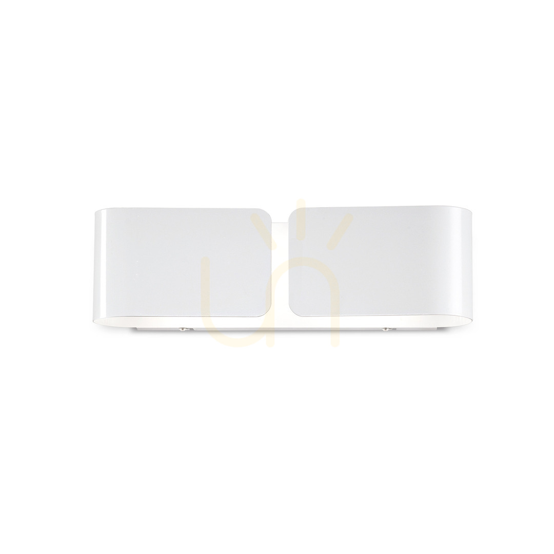 Verifica Aplică de perete Ideallux CLIP AP2 Small Bianco albă metal 44 cm 014166 Aplică de perete Ideallux CLIP AP2 Small Bianco albă metal 44 cm 014166