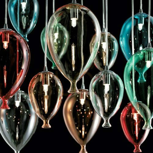 Verifica Lampă suspendată Ideallux CLOWN SP8 COLOR multicoloră 8xG9 50 cm 100944