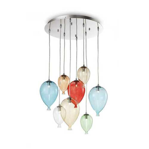 Verifica Lampă suspendată Ideallux CLOWN SP8 COLOR multicoloră 8xG9 50 cm 100944