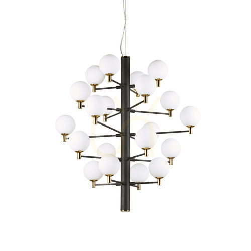 Verifica Lampă suspendată Ideallux Copernico SP20 negru 86 cm SKU 197333
