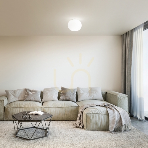 Verifica Plafonieră Ideallux COTTON PL1 D30 albă E27 30 cm 297743