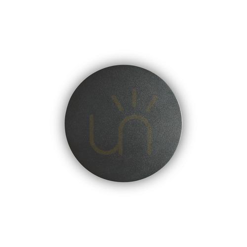Verifica Aplică perete LED Ideallux Cover Round D15 negru aluminiu 195742